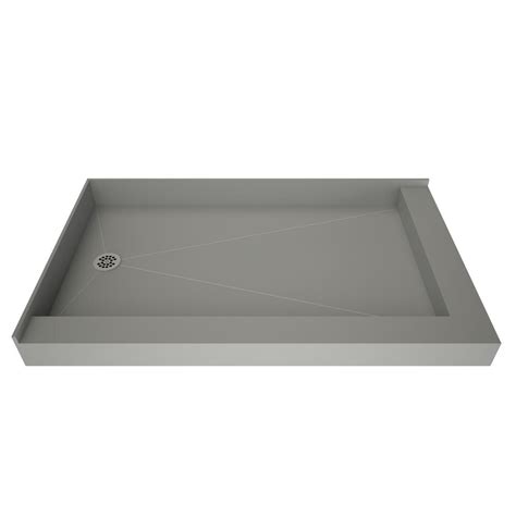 Redi Base 30 In X 54 In Double Threshold Shower Base With Left Drain