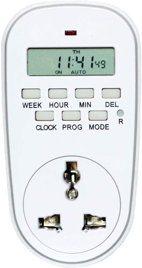 Socket Type Digital Programmable Plastic Electronic Timer Amazon In