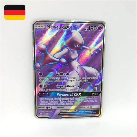 Mewtu GX Full Art Pokemon Karte DE Kaufen Auf Ricardo