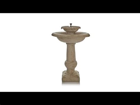 Smart Solar OnDemand Chatsworth 2Tier Water Fountain YouTube