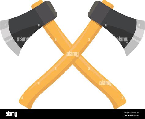 Crossed Broad Axe Stock Vector Images Alamy