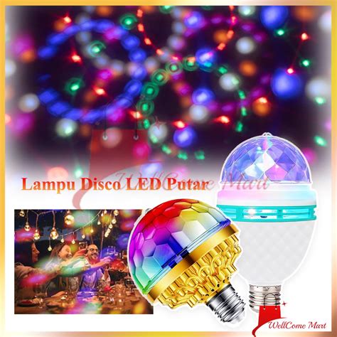 Jual Lampu Disco Led Putar Led Disco Rgb Rainbow Putar Otomatis