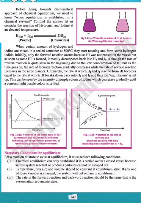 Chemical Equilibrium Chapter 7 Chemistry 11th Text Book