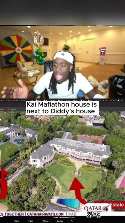 kai cenats mafiathon house     diddys house