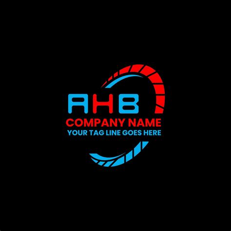 AHB letter logo creative design with vector graphic, AHB simple and ...