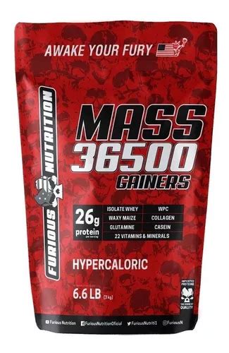 Suplemento Em P Furious Nutrition Mass Gainers Proteina