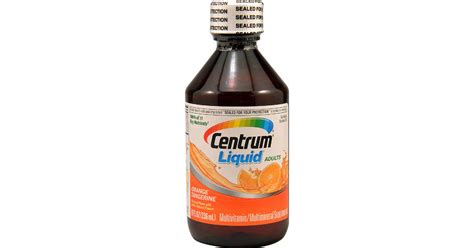 centrum multivitaminmultimineral liquid orange tangerine  oz