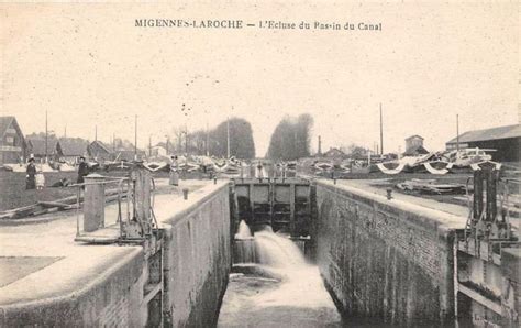 Migennes Laroche L Ecluse Du Bassin Du Canal à Migennes Yonne