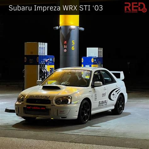 Subaru Rally Dekor Kit Aufkleber – Red-Edition Design by Lucas Jölli