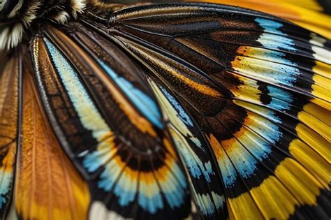 Quantos Pares De Asa Tem Uma Borboleta - Vista detalhada das articulações das asas de uma borboleta | imagem ...