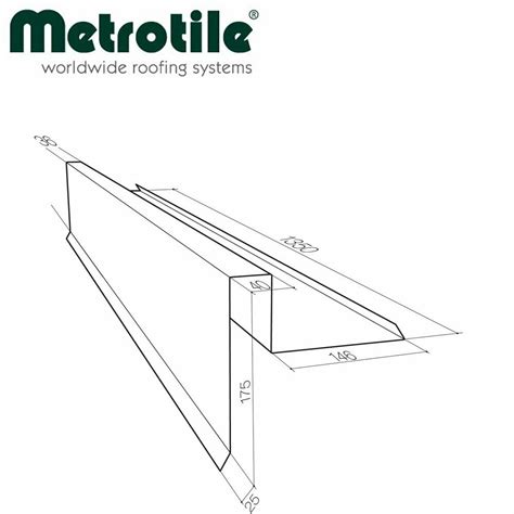 Bande De Rive Couloir Gauche Pour Metrotile Romana Prix Et Commande