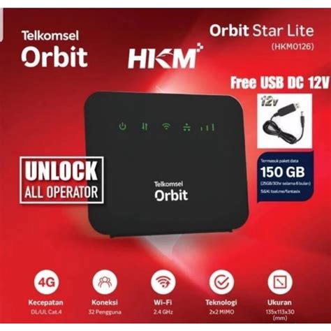 Jual Modem Wifi Home Router 4G Telkomsel Orbit Star Lite Unlock