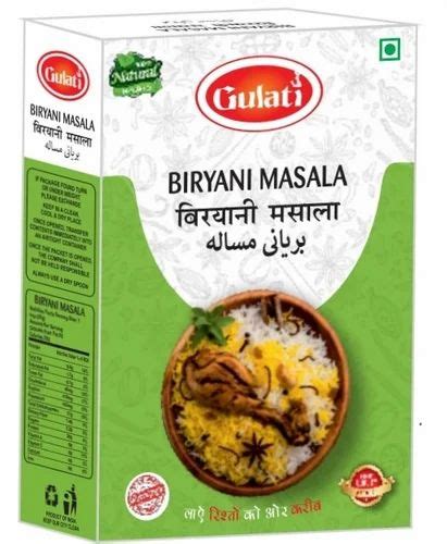 Biryani Masala Powder Packaging Size G At Rs Pack In Rudrapur