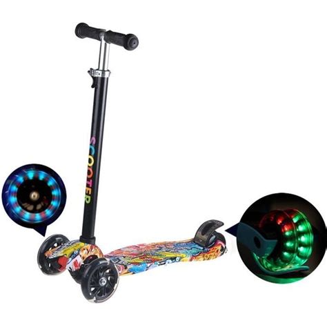 Trottinette Enfant Ans Hauteur R Glable Pattinette Freestyle