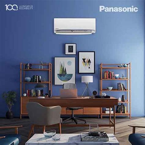 Panasonic AC Wall Mounted Split Standard Low Watt Si Biru 1 2 PK CS