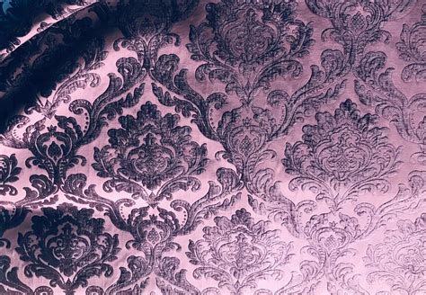 NEW Queen Isabella Designer Velvet Chenille Burnout Damask Upholstery ...