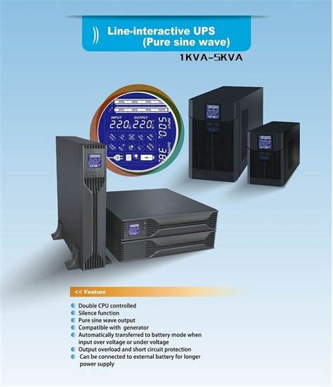 Line Interactive Kva Kva Pure Sine Wave Ups For Pc Router