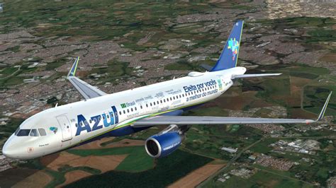 Texturas Brasileiras Azul Linhas A Reas Pr Yrb Airbus A Neo