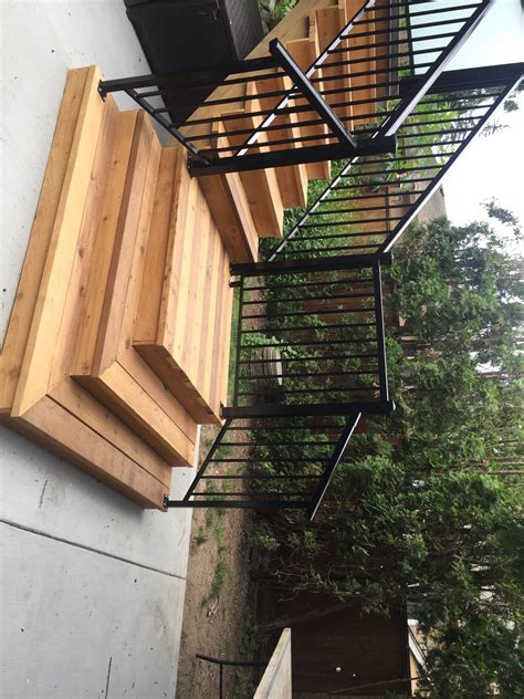 custom-stair-metal-railings | Deck Builder in Surrey, Vancouver area ...