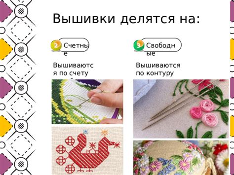 Технология ручной вышивки