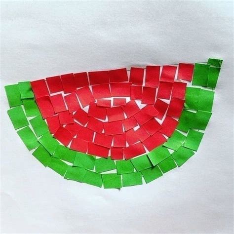 Аппликация "Арбуз"