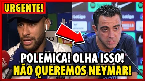 ACABOU DE SAIR NOTÍCIA QUENTINHA BOMBOU NA WEB OLHA O QUE XAVI