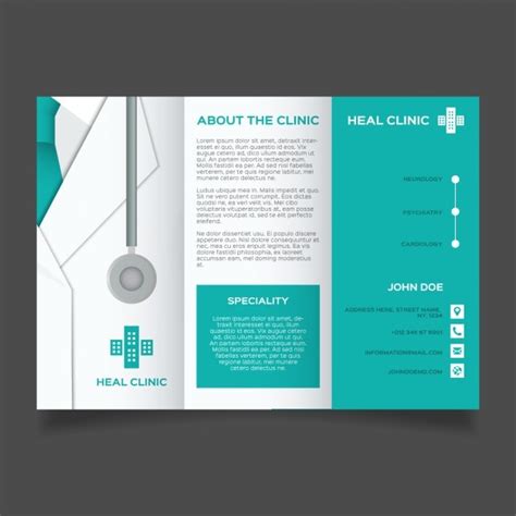 Medical Brochure Template Vector Free Download