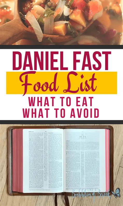 Daniel Fast Food List: What You Should Eat - And Avoid - During Your Fast