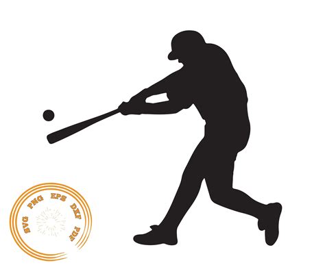 Free Clipart Baseball Player Silhouette Decal