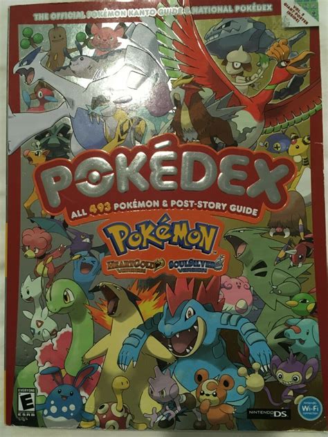 Mavin Poster Pokemon Heartgold Soulsilver Pokedex Strategy Guide Vol