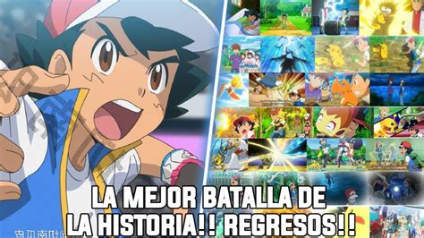 El Nuevo Campeon Mundial Ash La Mejor Batalla De La Clase Maestra Vs