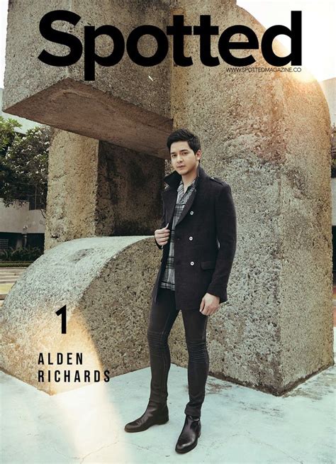 Alden Richards For Spotted Magazine Credits To Spotted Magazine Alden Richards Actors Alden