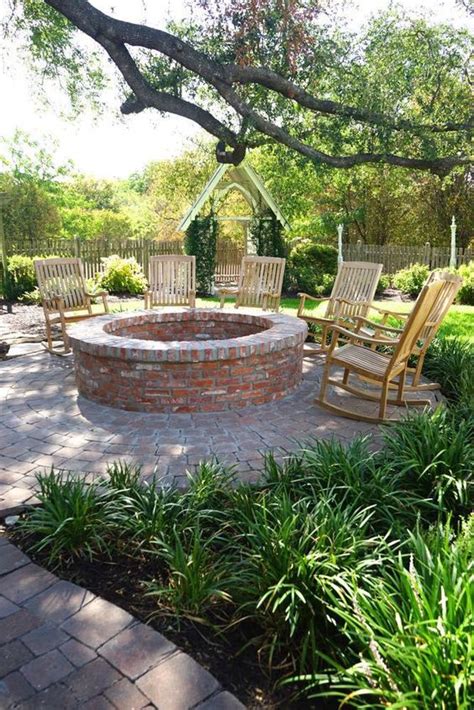 Backyard Bonfire Ideas Our Blue Ridge House Fire Pit Landscaping