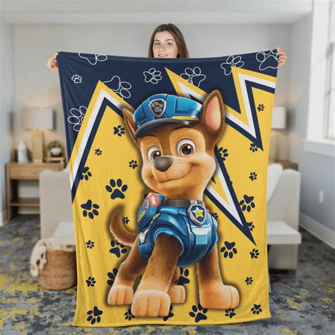 Couverture Personnages Paw Patrol Pat Patrouille Couverture Polaire P