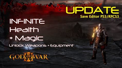 God Of War 3 Save Editor UPDATE For PS3 RPCS3 YouTube