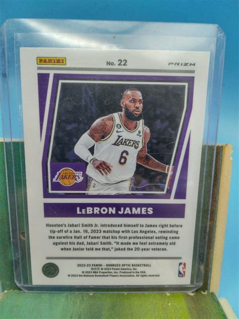 Donruss Optic Basketball Lebron James Elite Dominators Ebay