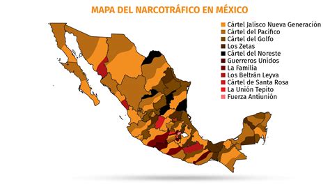 El Mapa Del Narco En México Así Superó El Cjng Al Cártel De Sinaloa