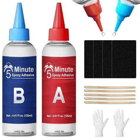 WAN2TLK 5 Minute Epoxy Glue, 250ml Epoxy Resin Glue Kit, High Viscosity