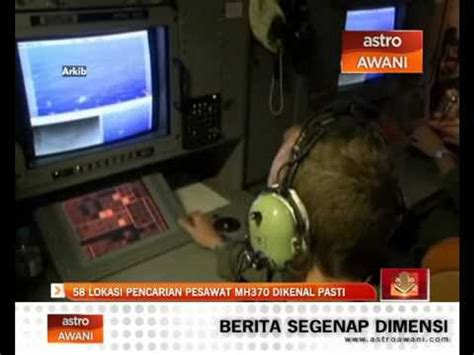 58 Lokasi Pencarian Pesawat MH370 Dikenal Pasti Video Dailymotion