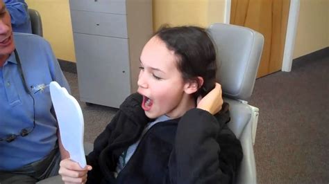 Anna Sees Her Braces For The First Time Youtube