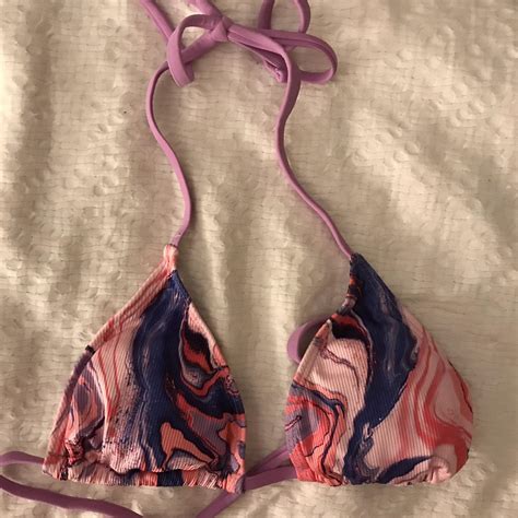Shein Bikini Top Only Worn Once Is Padded But Depop