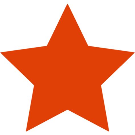 Красная звезда PNG