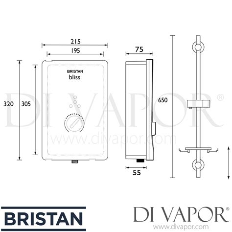 Bristan Bl3105 W Bliss Electric Shower 10 5kw White Spare Parts