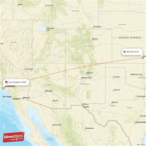 Direct Flights From Wichita To Los Angeles Ict To Lax Non Stop