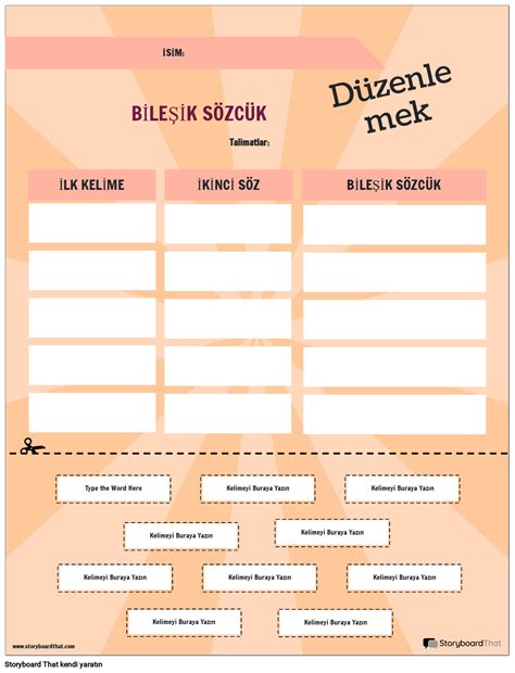 Bile Ik Kelime S Ralamas Storyboard By Tr Examples