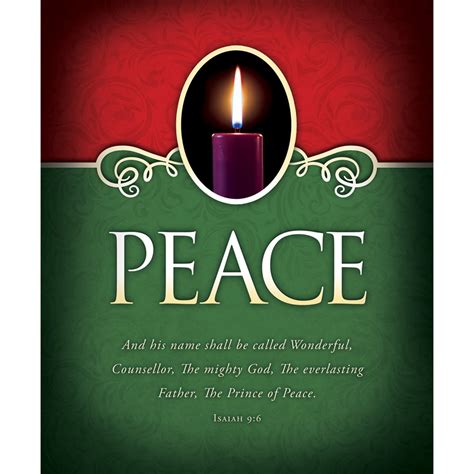 Church Bulletin 14 Advent Peace Isa 96 Pack Of 100 U4353l