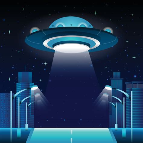 Ufo Flying Saucer Background Template 2869943 Vector Art At Vecteezy