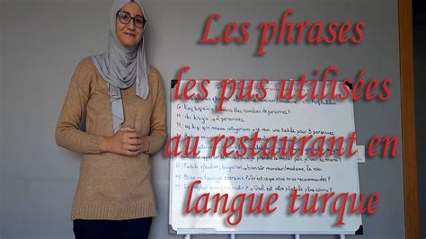 Le On N Les Phrases Les Plus Utilis Es Au Restaurant Youtube