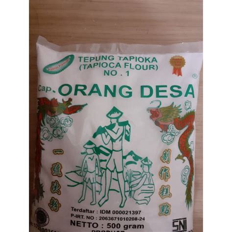 Jual Tepung Tapioka Sagu Tani Cap Orang Desa Tepung Kanji Bumi