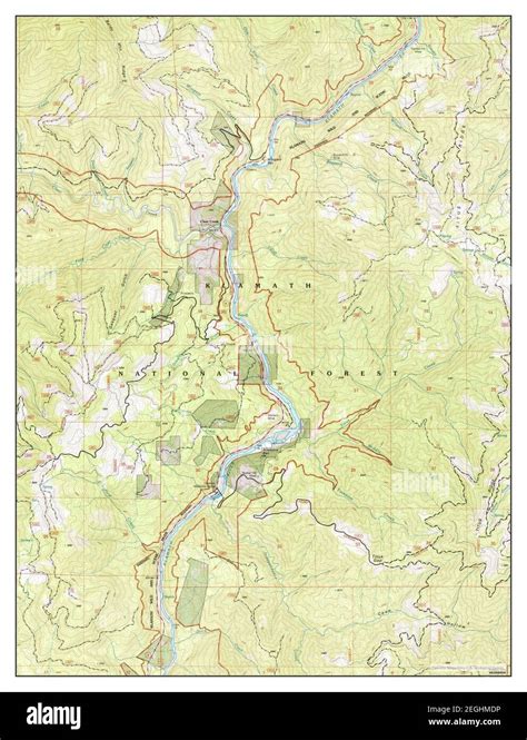 Clear Creek California Map 2001 124000 United States Of America By